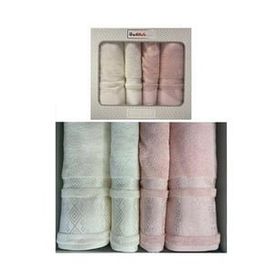 Özdilek Dory Best Set Krem Pudra Banyo Havlu Takımı