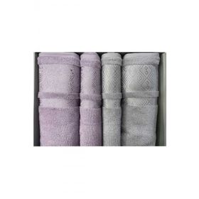 Özdilek Dory Best Set Lila Gri Banyo Havlusu