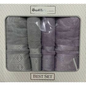 Özdilek Dory Best Set Lila Gri Banyo Havlusu