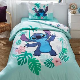 Özdilek Dsny Stitch Summer Ranforce Mint Tek Kişilik Nevresim Takımı
