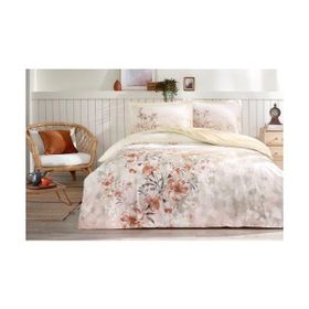 Özdilek Eclipse Sarı 200 x 220 cm Çift Kişilik Ranforce Çarşaf Nevresim Takımı