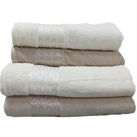 Özdilek Elissa Best Set Krem Bej Banyo Havlu Takımı