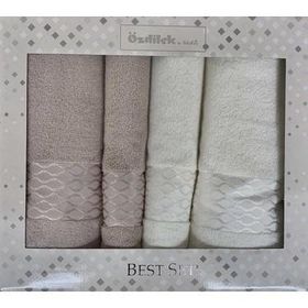 Özdilek Elissa Best Set Krem Bej Banyo Havlu Takımı