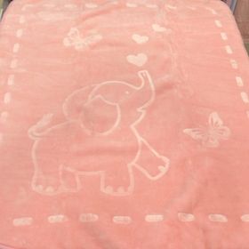 Özdilek Embos Düz Renk Pembe Bebek Battaniyesi