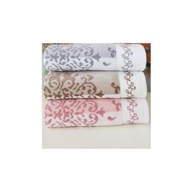 Özdilek Emily 3 Adet 50x90 cm Gri Pembe Kahve El Yüz Havlusu