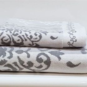 Özdilek Emily Gri 100x150 cm Banyo Havlusu