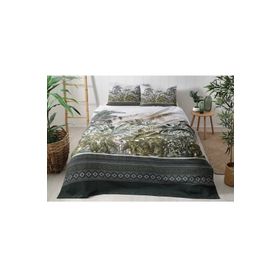 Özdilek Ethnic Jungle Yeşil Tek Kişilik Pike Takımı