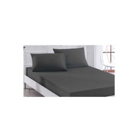 Özdilek Fitted Antrasit 100x200 Lastikli Tek Kişilik Çarşaf Seti