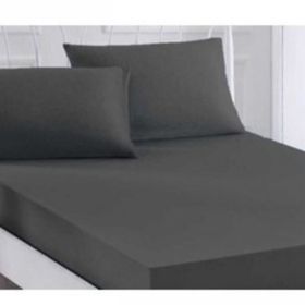 Özdilek Fitted Antrasit 100x200 Lastikli Tek Kişilik Çarşaf Seti