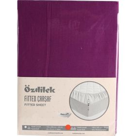 Özdilek Fitted Mor Çift Kişilik Çarşaf