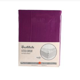Özdilek Fitted Mor Çift Kişilik Çarşaf
