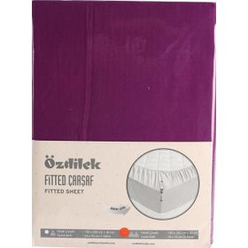 Özdilek Fitted Mor Çift Kişilik Çarşaf