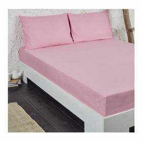 Özdilek Fitted Pembe 160x200 Lastikli Çift Kişilik Çarşaf Seti