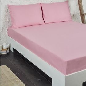 Özdilek Fitted Pembe 160x200 Lastikli Çift Kişilik Çarşaf Seti