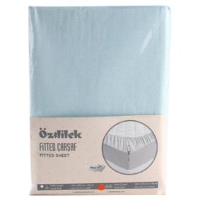 Özdilek Fitted Yeşil 180x200 Lastikli Battal Çift Kişilik Çarşaf Seti