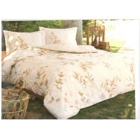 Özdilek Flanel Autumn Floret Oranj - 160 x 220 cm - Renkli Tek Kişilik Nevresim Takımı
