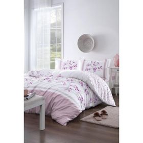 Özdilek Florid Pembe Tek Kişilik Nevresim Takımı