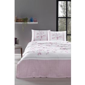 Özdilek Florid Pembe Tek Kişilik Ranforce Pike Takımı