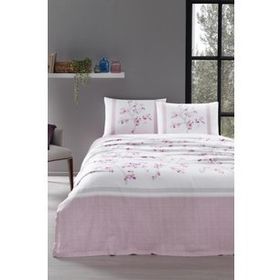 Özdilek Florid Ranforce Pembe Tek Kişilik Nevresim Takımı