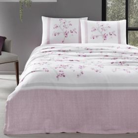 Özdilek Florida Pembe Çift Kişilik Ranforce Nevresim Takımı