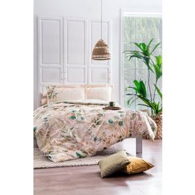 Özdilek Foliar Krem 22x220 Cm Çift Kişilik Nevresim Takımı
