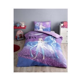 Özdilek Frozen Snow Queen Lisanslı Ranforce Kapitone Krem Tek Kişilik Nevresim Takımı