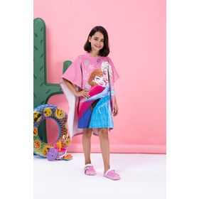 Özdilek Frozen Spring Disney Lisanslı 4/9 Yaş Kadife Çocuk Panço