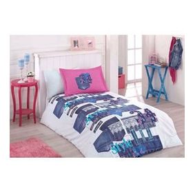 Özdilek Girl Denim Pembe Tek Kişilik Nevresim Takımı