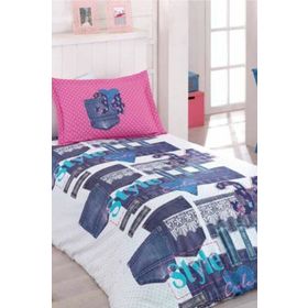 Özdilek Girl Denim Tek Kişilik Nevresim Takımı