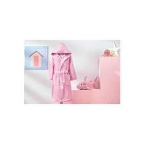Özdilek Girl Unicorn Kapüşonlu Kadife 1-2 Yaş Çocuk Bornozu