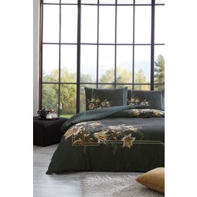 Özdilek Golden Lily Çift Kişilik Soft Life Saten Nevresim Takımı