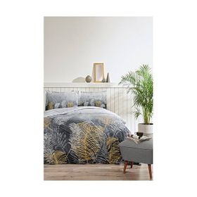 Özdilek Golden Palm Gri Çift Kişilik 200 x 220 cm Nevresim Takımı