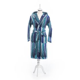 Özdilek Hawai Eclectic S/M Beden Kadife Kapüşonlu Bornoz