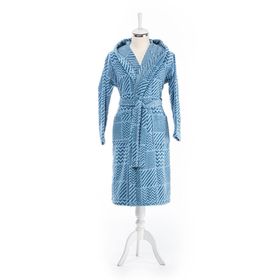 Özdilek Hawai Maro L Beden Kadife Kapüşonlu Bornoz