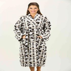 Özdilek Hawai Şalyaka Mosaica Beige XXL Beden Bornoz