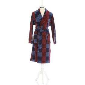 Özdilek Hawai Truva Şalyaka Bordo-Lacivert XL Beden Bornoz