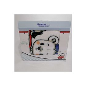 Özdilek Hello World Peluş Mavi Bebek Battaniyesi