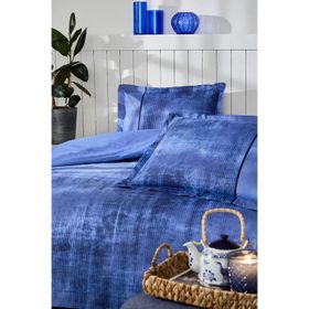 Özdilek Horizon Fitted Mavi Çift Kişilik Nevresim Takımı
