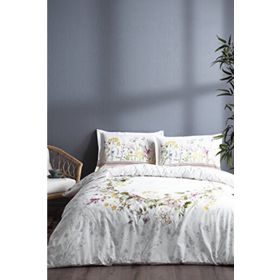 Özdilek Jardın De Flor Ranforce Beyaz Çift Kişilik Nevresim Takımı