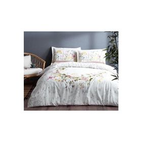 Özdilek Jardın De Flor Ranforce Beyaz Çift Kişilik Nevresim Takımı
