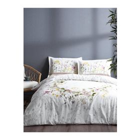 Özdilek Jardın De Flor Ranforce Beyaz Çift Kişilik Nevresim Takımı
