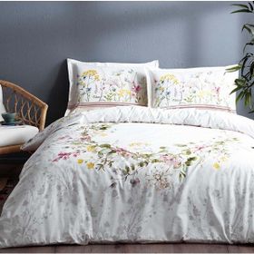 Özdilek Jardın De Flor Ranforce Beyaz Çift Kişilik Nevresim Takımı