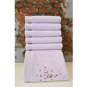 Özdilek Jasmin Nakışlı Lila 50x90 cm El Yüz Havlusu