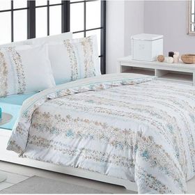 Özdilek Jolie Ranforce 200 x 220 cm Mint Yeşili Çift Kişilik Nevresim Takımı