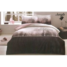 Özdilek Jungle Ranforce Bordo Çift Kişilik Nevresim Takımı