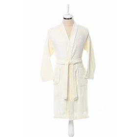 Özdilek Kimono Klasik Krem Tek Bornoz