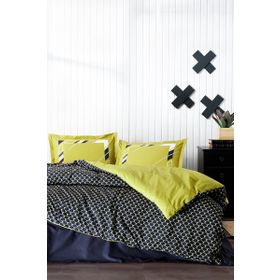 Özdilek Kudonta Ranforce Yeşil Çift Kişilik Nevresim Takımı