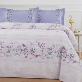 Özdilek Lavander Lila Ranforce Çift Kişilik Nevresim Takımı