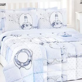 Özdilek Light House 160x220 Mavi Tek Kişilik Uyku Seti