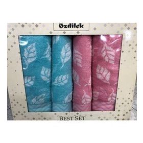 Özdilek Lilyana Pembe Mint Hamam Seti